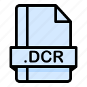 dcr, document, extension, file, format