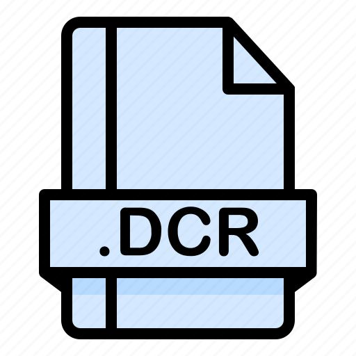 Dcr, document, extension, file, format icon - Download on Iconfinder