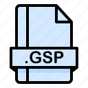 document, extension, file, format, gsp