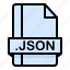 document, extension, file, format, json 