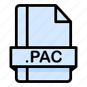 document, extension, file, format, pac