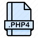 document, extension, file, format, php4