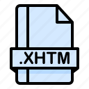 document, extension, file, format, xhtm