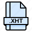 document, extension, file, format, xht 