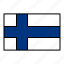 country, finland, flag 