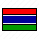 country, flag, gambia