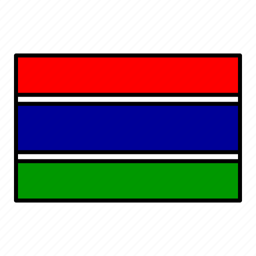 Country, flag, gambia icon - Download on Iconfinder