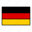 country, flag, germany 