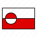 country, flag, greenland
