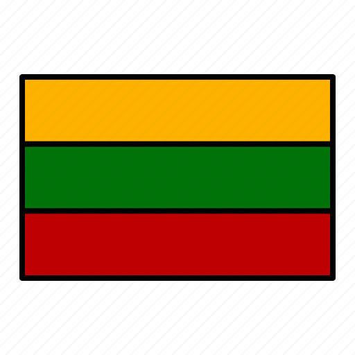 Country, flag, lithuania icon - Download on Iconfinder