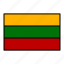 country, flag, lithuania 