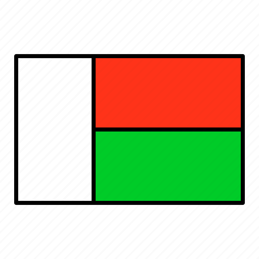 Country, flag, madagascar icon - Download on Iconfinder