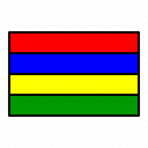 Country, flag, mauritius icon - Download on Iconfinder
