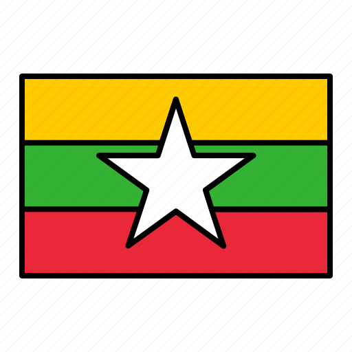 Country, flag, myanmar icon - Download on Iconfinder