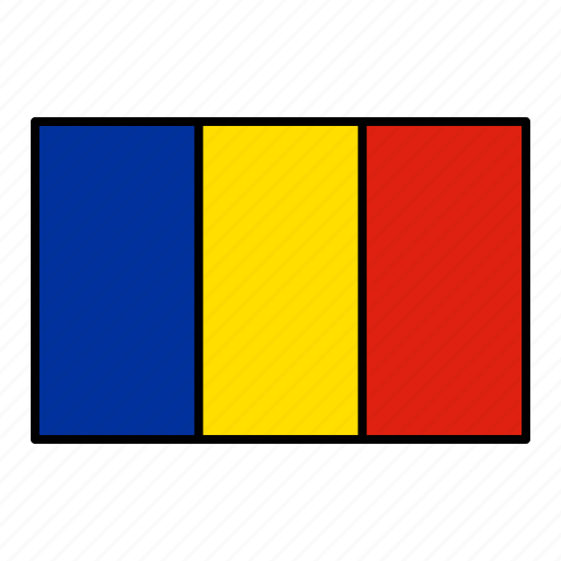 Country, flag, romania icon - Download on Iconfinder