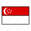 country, flag, singapore 