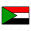 country, flag, sudan 