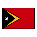 country, flag, leste, timor