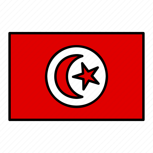 Country, flag, tunisia icon - Download on Iconfinder