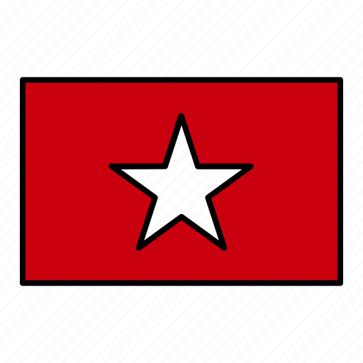 Country, flag, vietnam icon - Download on Iconfinder
