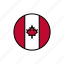 canada, country, flag 