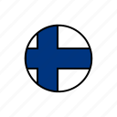country, finland, flag