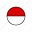 country, flag, indonesia 