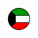 country, flag, kuwait