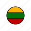 country, flag, lithuania 