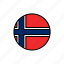 country, flag, norway 