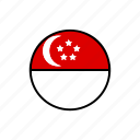 country, flag, singapore