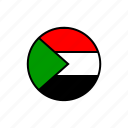 country, flag, sudan
