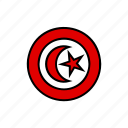 country, flag, tunisia