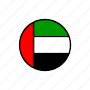 arab, country, emirates, flag, united