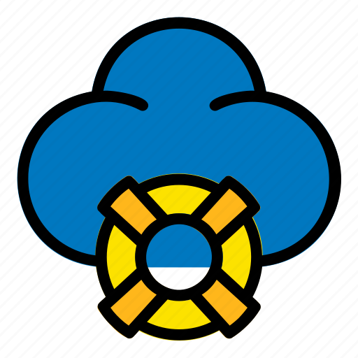 Buoy, cloud, computing, help, interface, life, user icon - Download on Iconfinder