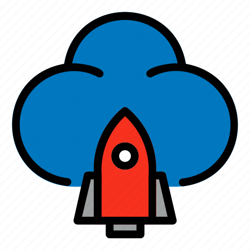 Cloud, computing, interface, internet, rocket, user icon - Download on Iconfinder