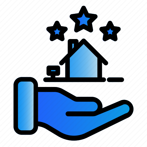 Archivement, hand, property, star icon - Download on Iconfinder