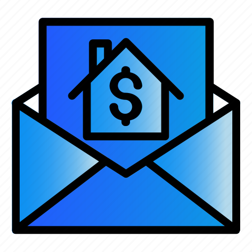 Estate, invoice, mail, property, real icon - Download on Iconfinder