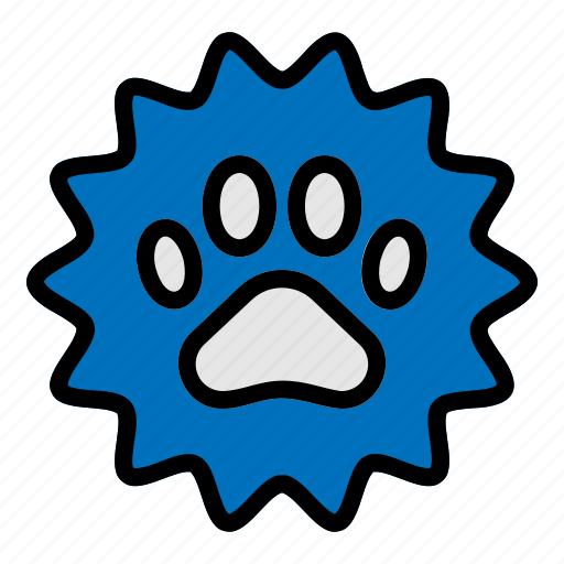 Archievement, paw, pet, price, stamp icon - Download on Iconfinder