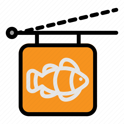 Animal, fish, nemo, sign, store, veterinary icon - Download on Iconfinder
