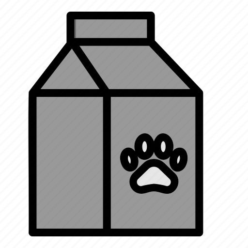Animal, carton, cat, dog, feline, milk icon - Download on Iconfinder