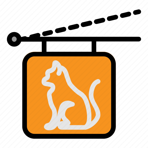 Cat, paw, pet, sign, store, veterinary icon - Download on Iconfinder