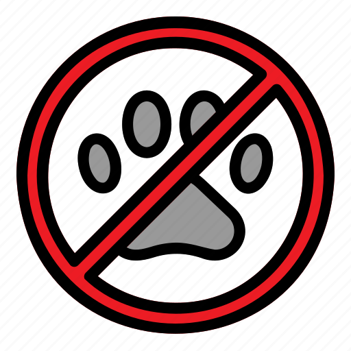 Alert, attention, paw, pet, warning icon - Download on Iconfinder