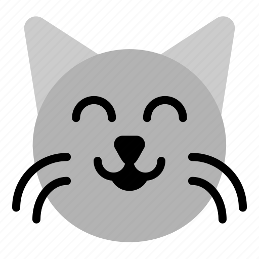 Animal, cat, emoticon, face, pet icon - Download on Iconfinder
