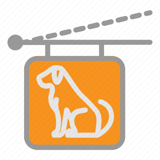 Dog, paw, pet, sign, store, veterinary icon - Download on Iconfinder