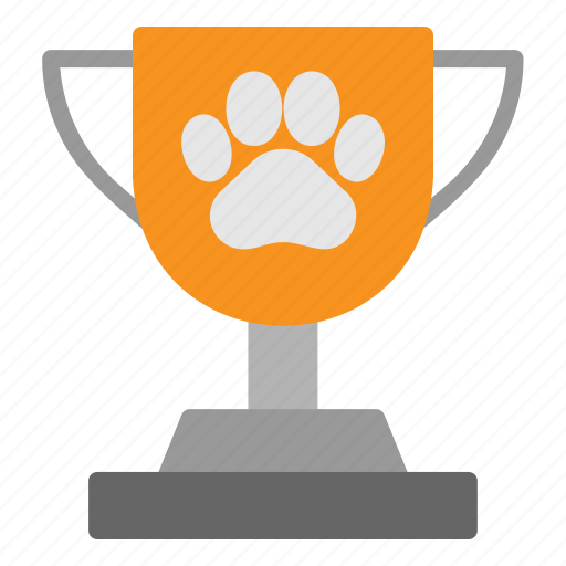 Award, contest, paw, reward, trophy icon - Download on Iconfinder