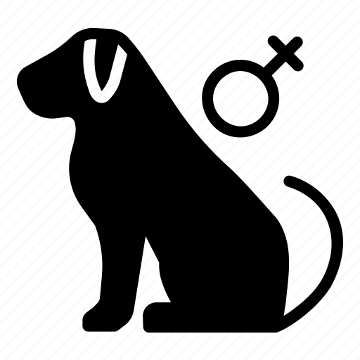 Dog, female, gender, pet, shop icon - Download on Iconfinder
