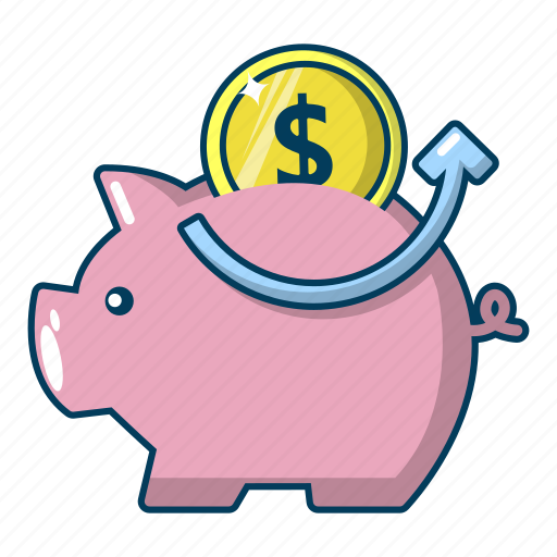Bank, business, cartoon, investment, money, object, pig icon - Download on Iconfinder