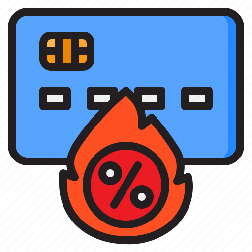 Credit, card, fire, payment, shopping, sale icon - Download on Iconfinder