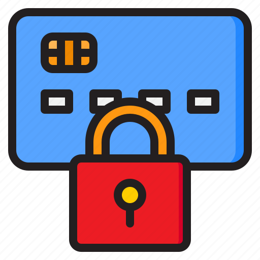 Credit, card, lock, payment, secured, transaction icon - Download on Iconfinder